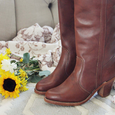 Vintage 70's Dex Boots, Rugged Vintage Leather Boots from Spool 72 ...