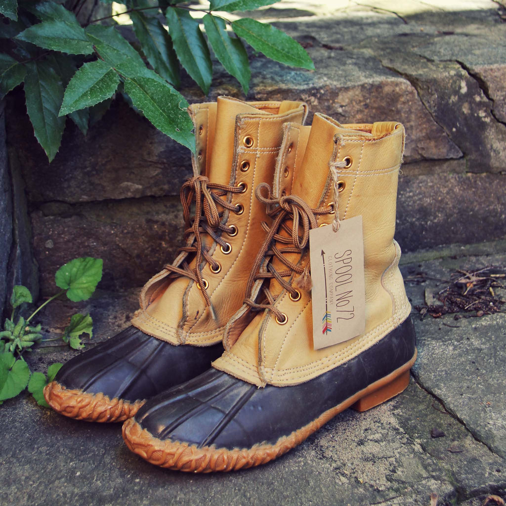 Vintage Duck Boots, Vintage Fall Duck Boots from Spool 72. | Spool No.72