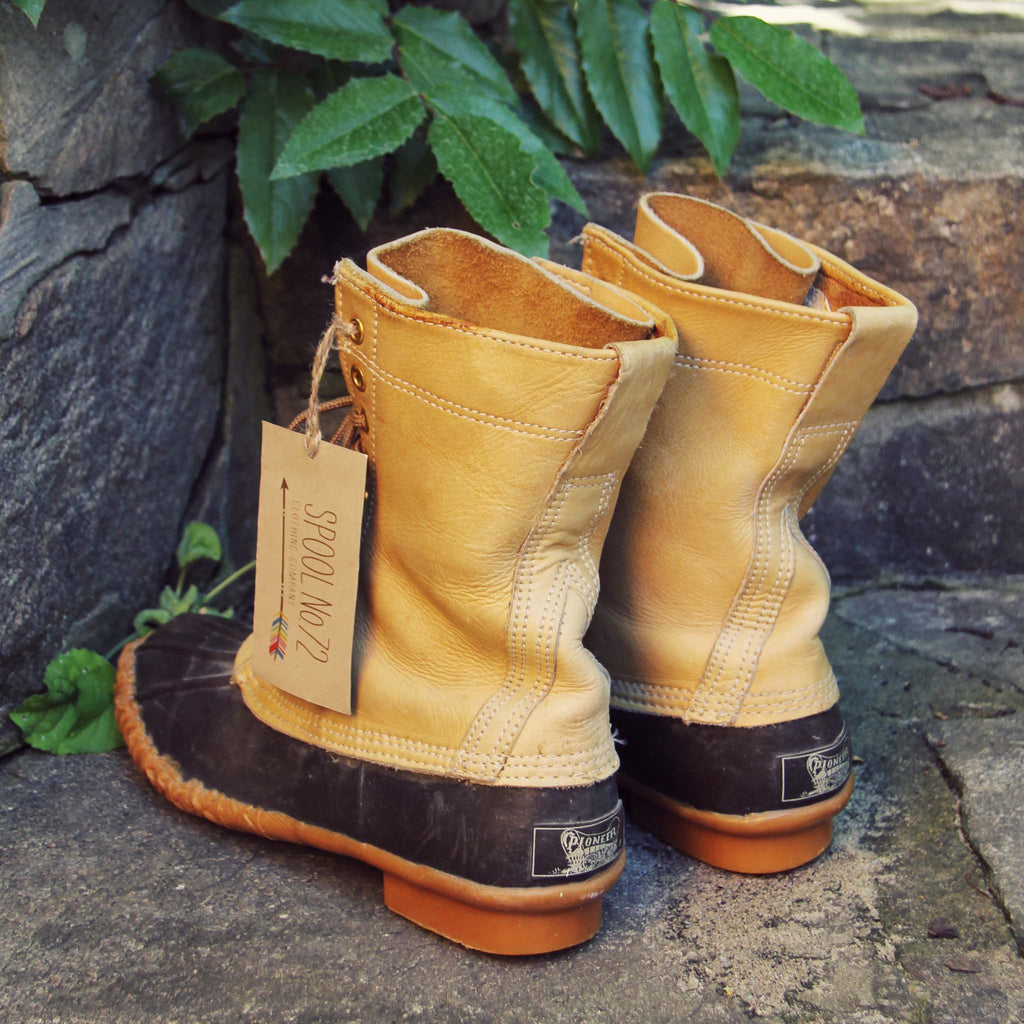 Vintage Duck Boots, Vintage Fall Duck 