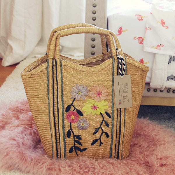 Vintage Floral Woven Tote, Vintage Totes & Bags from Spool 72. | Spool ...