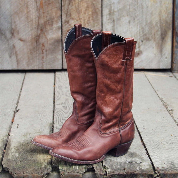 Vintage Oak Boots, Rugged Vintage Leather Boots from Spool 72. | Spool ...