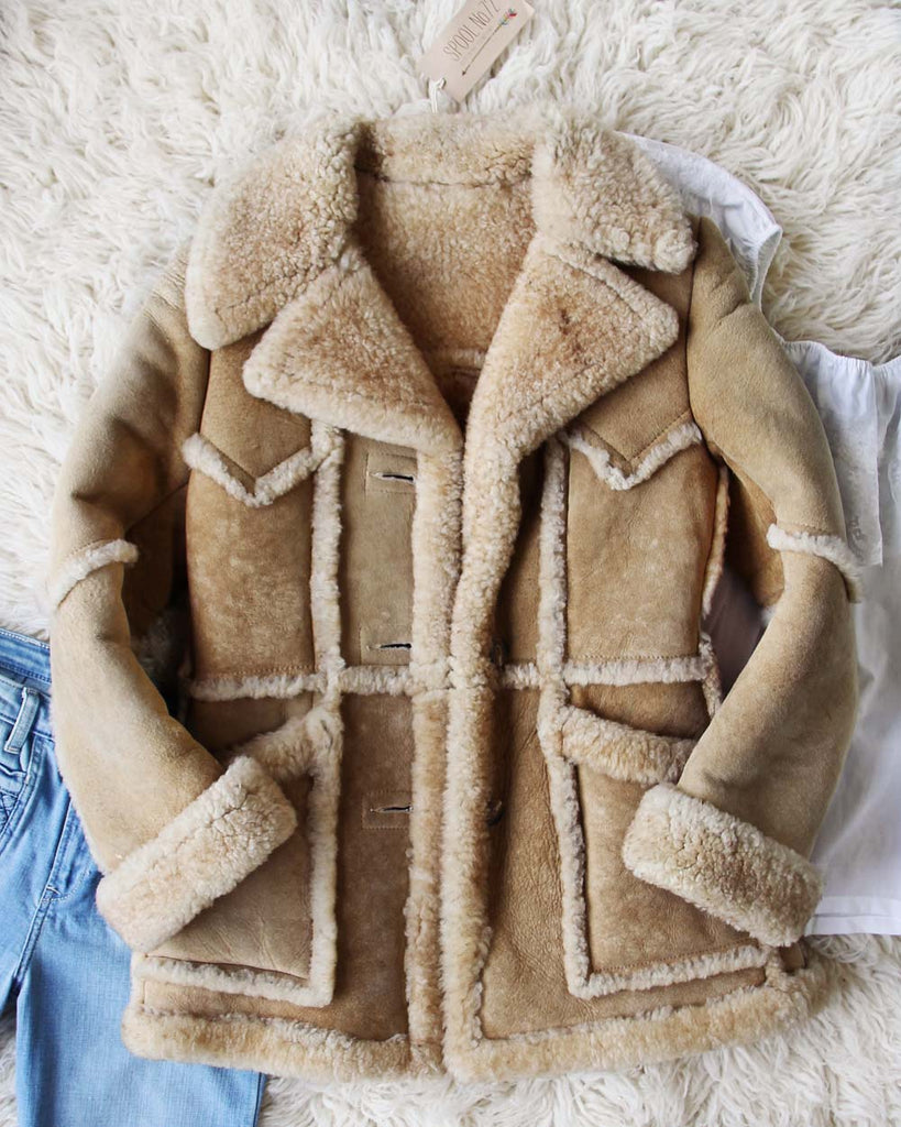 Vintage 70's Shearling Cozy Coat, Vintage 70's Shearling Coats ...