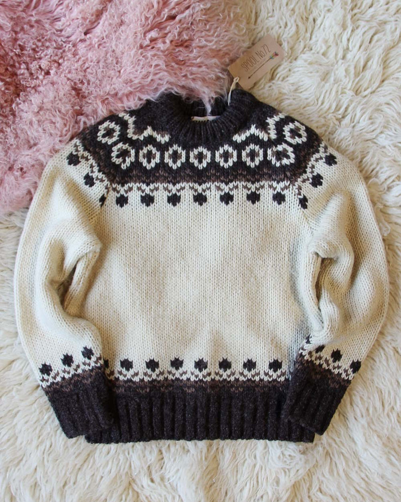 Vintage Tundra Knit Sweater, Sweet Vintage Sweaters from Spool 72