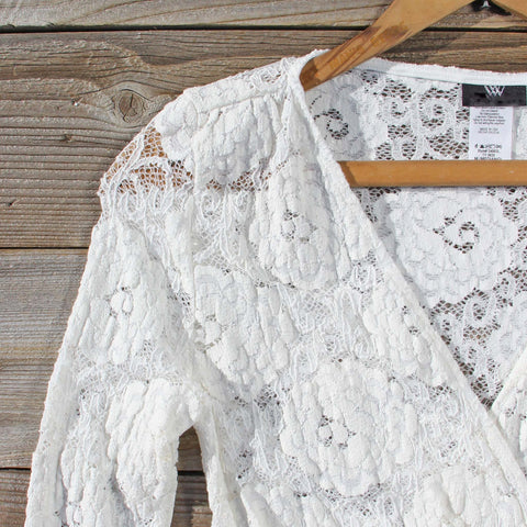 Wild Lace Dress in White, Sweet Lace Party Dresses from Spool 72 ...