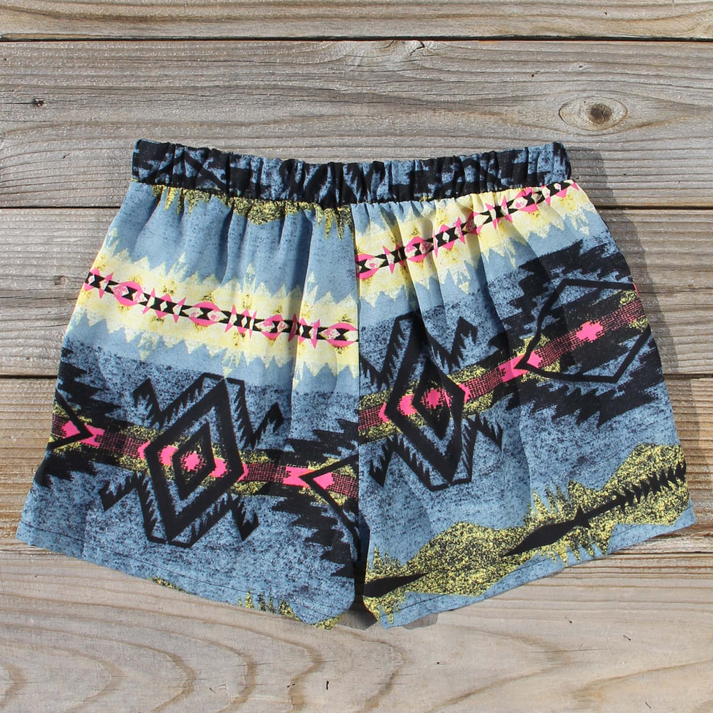 Wild Sky Shorts, Sweet Native Boho Shorts from Spool 72. | Spool No.72