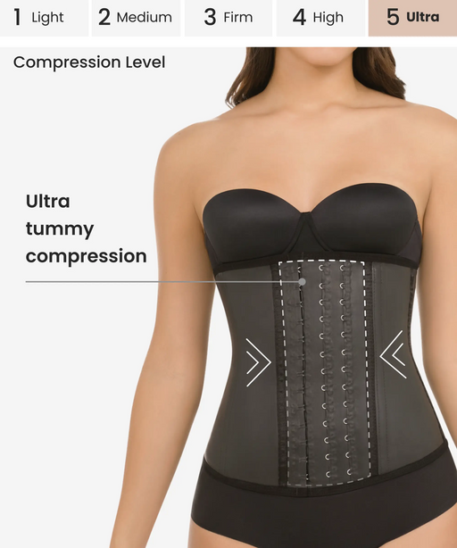 Strapless Compression Bodysuit With Zip Crotch - Style 260 — CYSM Shapers