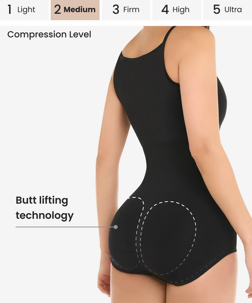 Seamless Strapless Body Shaper - With Thermal Action - Shop Online