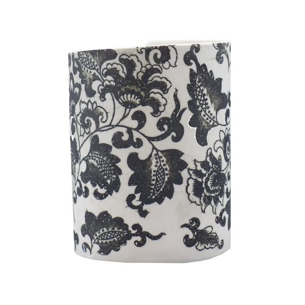Illuminator Vase Short Triffed - Samantha Robinson Handmade Porcelain