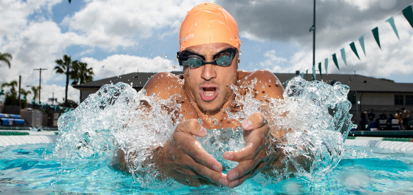 Swimming Breaststroke with the FORM Smart Swim Goggles
