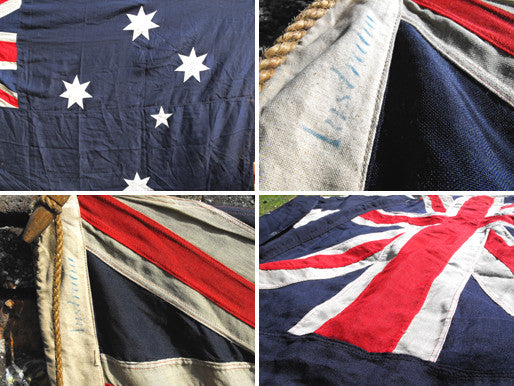 A Heavy Quality Large Vintage Applique WWII Period Australian – Hope