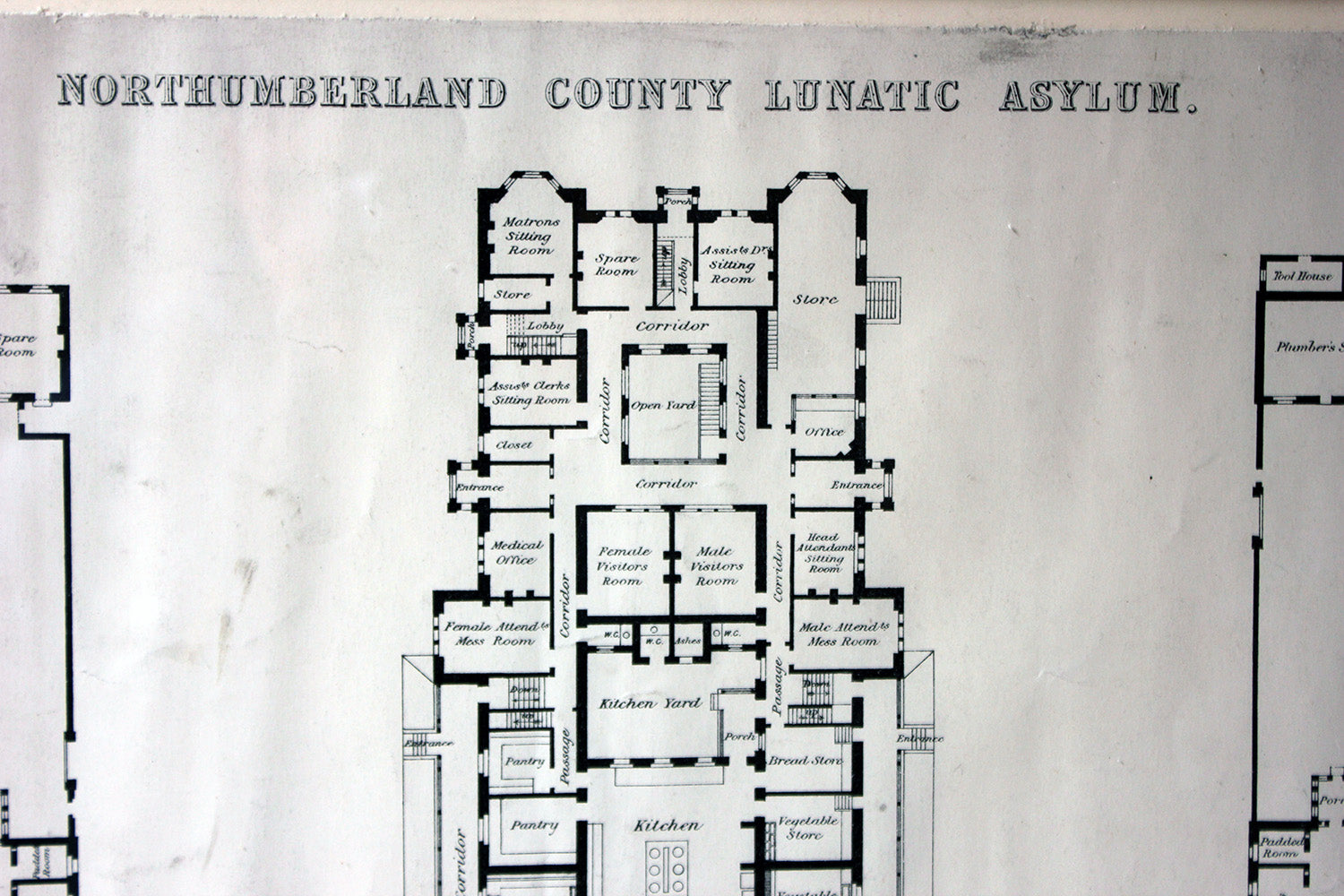 A Rare Large Victorian Architect S Site Plan For