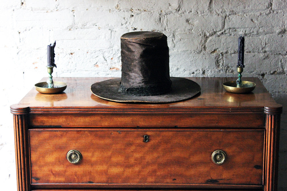 A Wonderful Boxed 19thC Ladies Pony Skin Welsh Hat ‘Het Gymreig’ by Ca ...