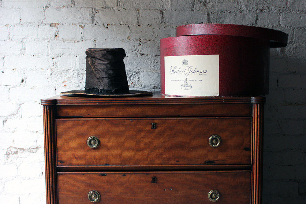 A Wonderful Boxed 19thC Ladies Pony Skin Welsh Hat ‘Het Gymreig’ by Ca ...