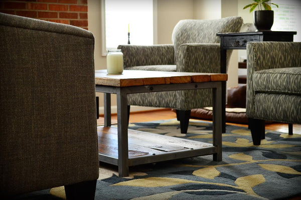 Reclaimed Lumber Coffee Table / Reclaimed Wood Coffee Tables Barnwood Coffee Tables Custommade Com / The top is a three part lamination of vertical grained doug fir that i recovered from urban ore: