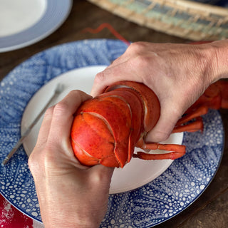 Lobster Eating Step 1 Separating the Tail