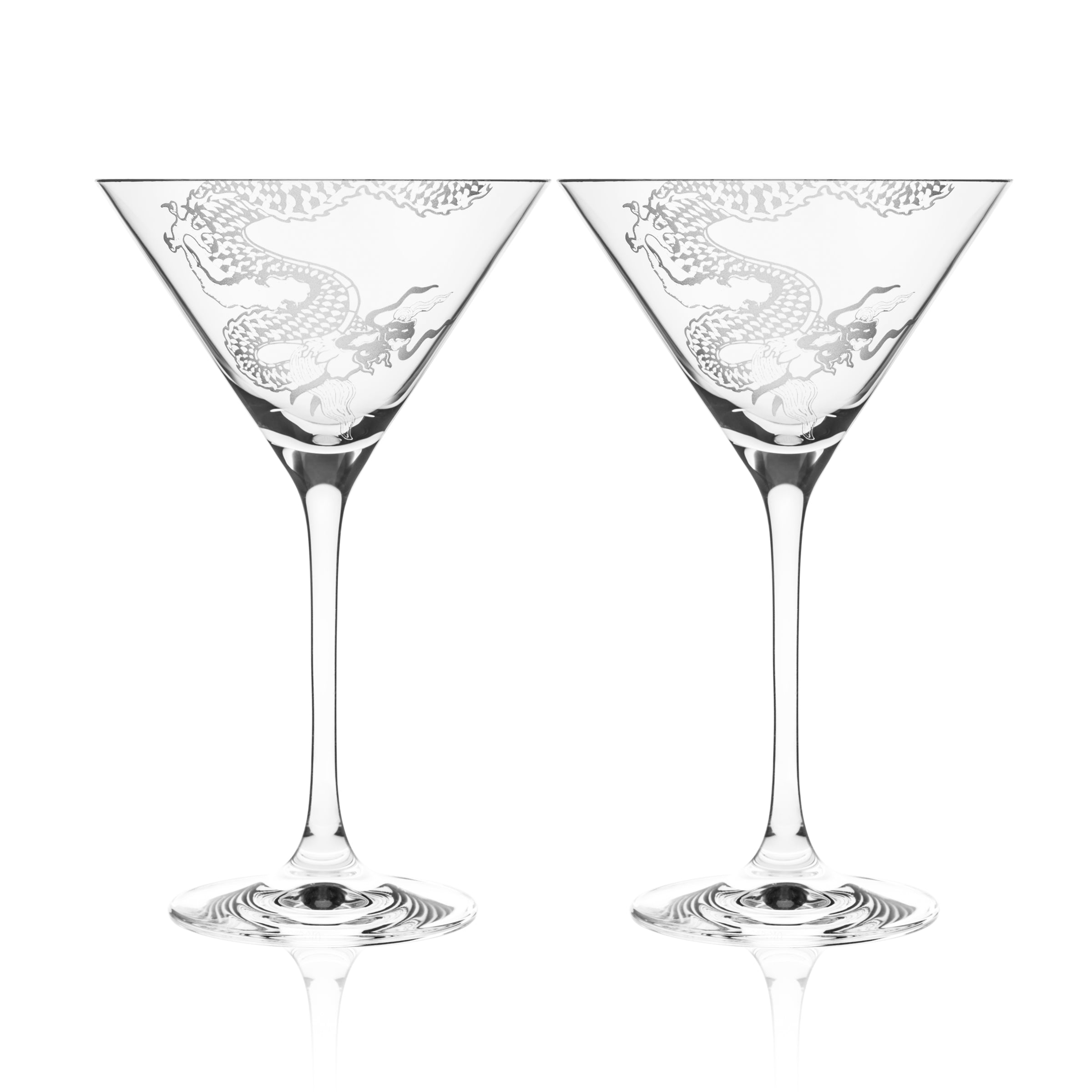 Dragon Martini Glasses Set/2