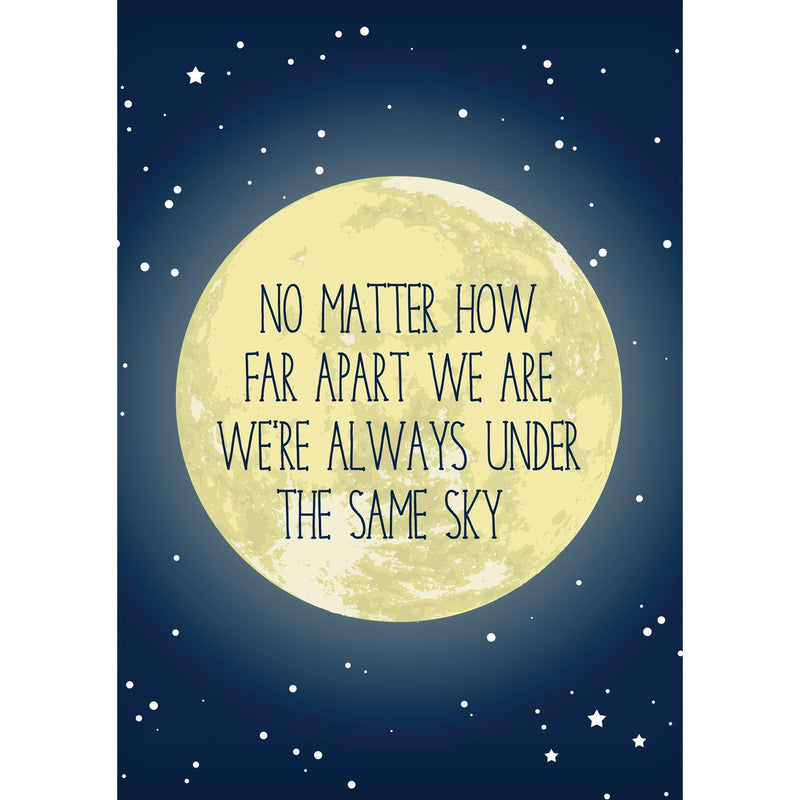 Personalised Long Distance Moon Print Of Life Lemons