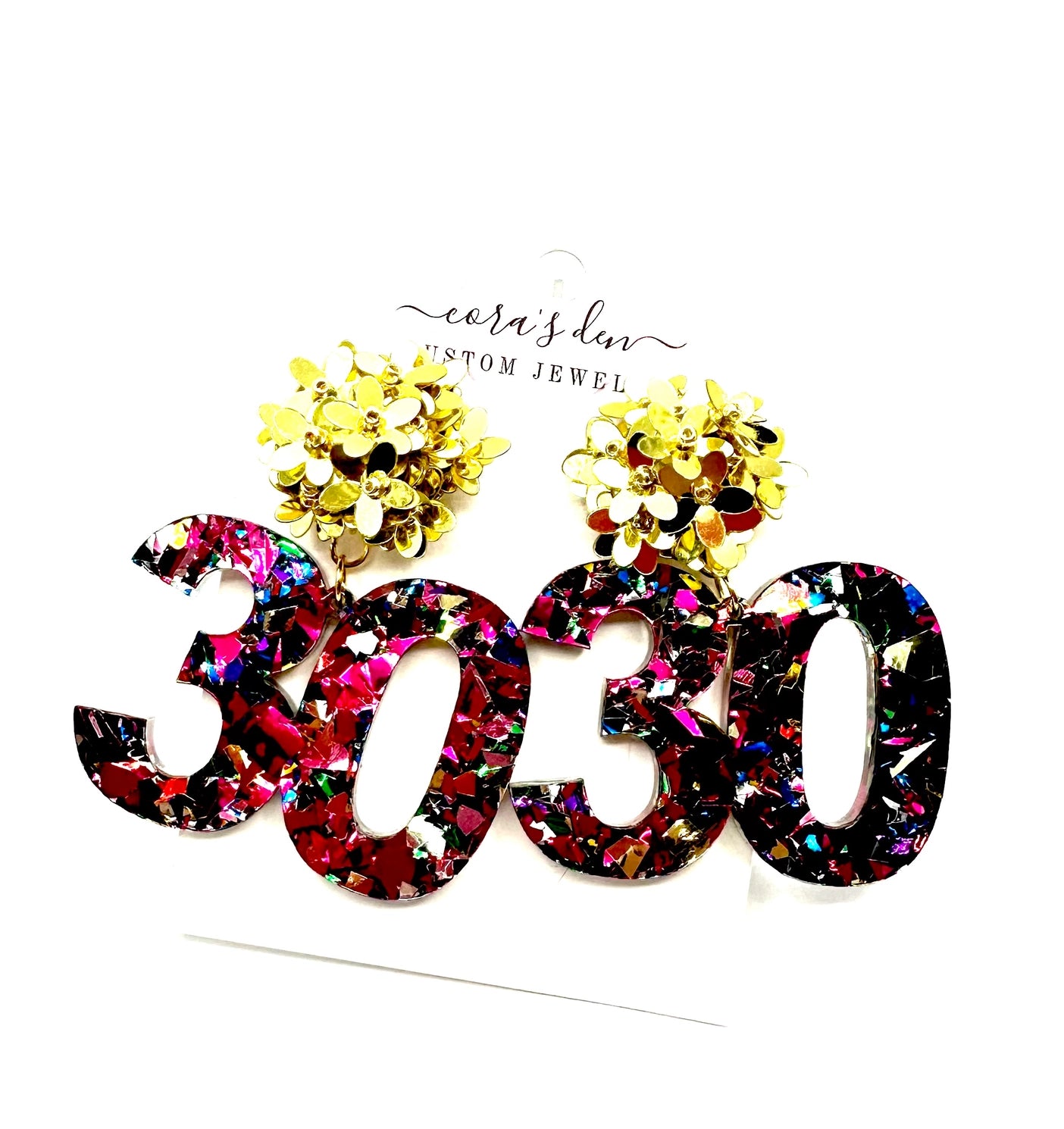 "30th birthday" earrings