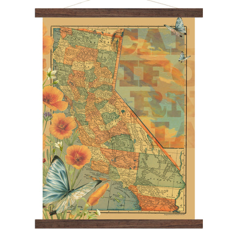 California map art