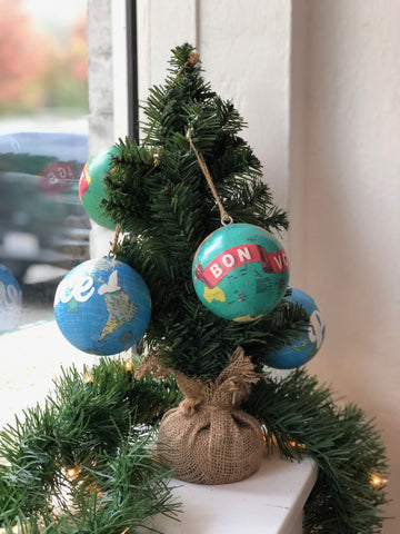 globe ornaments