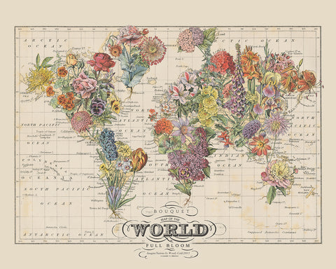 Mother Day Flower Map