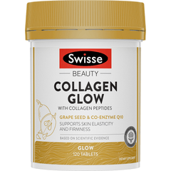 SWISSE BEAUTY COLLAGEN GLOW WITH COLLAGEN PEPTIDES 120 TABLETS