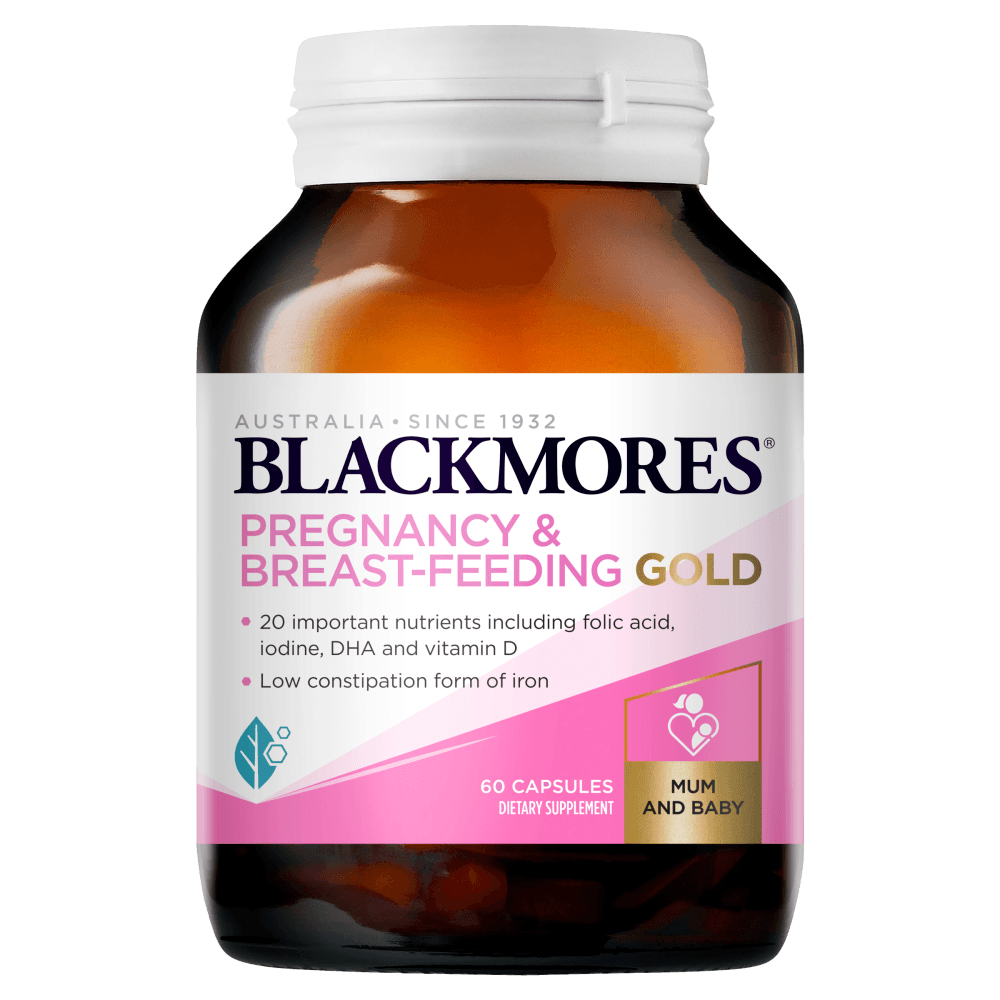 Blackmores Pregnancy Breast Feeding Gold Capsules Brands