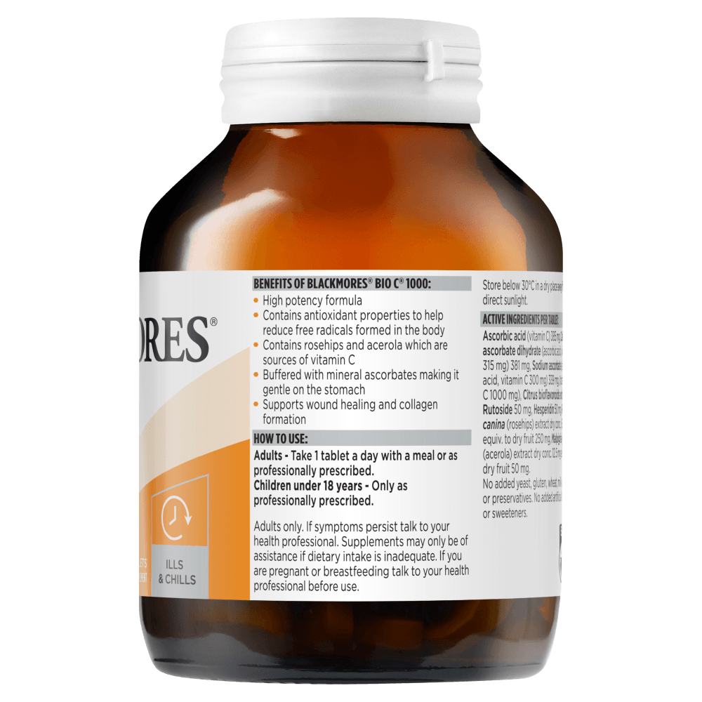 Blackmores Bio C 1000mg Tablets Brands