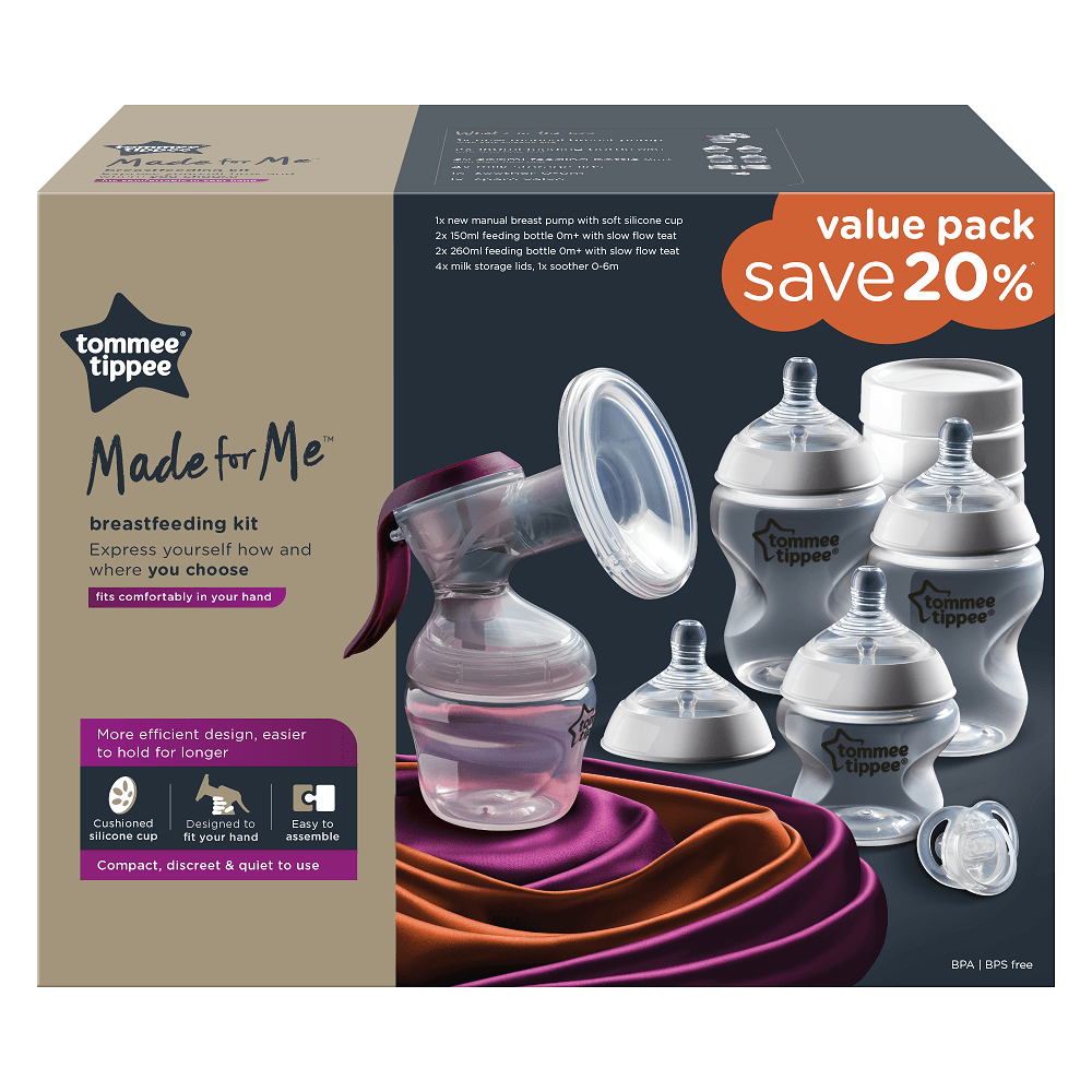 tommee tippee breast feeding kit