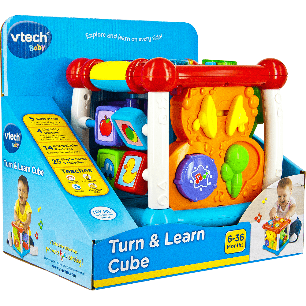 vtech turn & learn cube