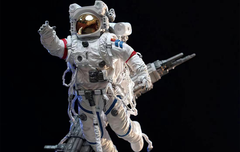 Astronaut in Feitian Space Suit 1/6 Scale Statue - FLEXPAY | Monthly Payments | Shipping Billed Separate