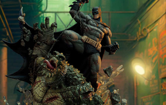 Batman vs. Killer Croc (Regular Version) 1/4 Scale Statue - FLEXPAY | Monthly Payments | Free US Shipping