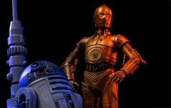 C-3PO and R2-D2 Deluxe Art Scale 1/10 - DEPOSIT | $250 Total | $25 Due Now | Free US Shipping | Use button BELOW