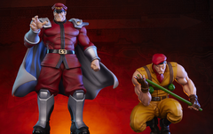 M. Bison and Rolento 1/10 Scale Statue