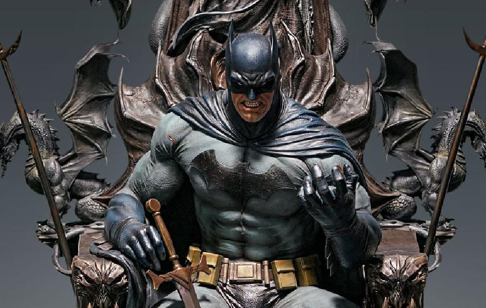 Batman on Throne PREMIUM 1/4 Scale Statue - Spec Fiction Shop