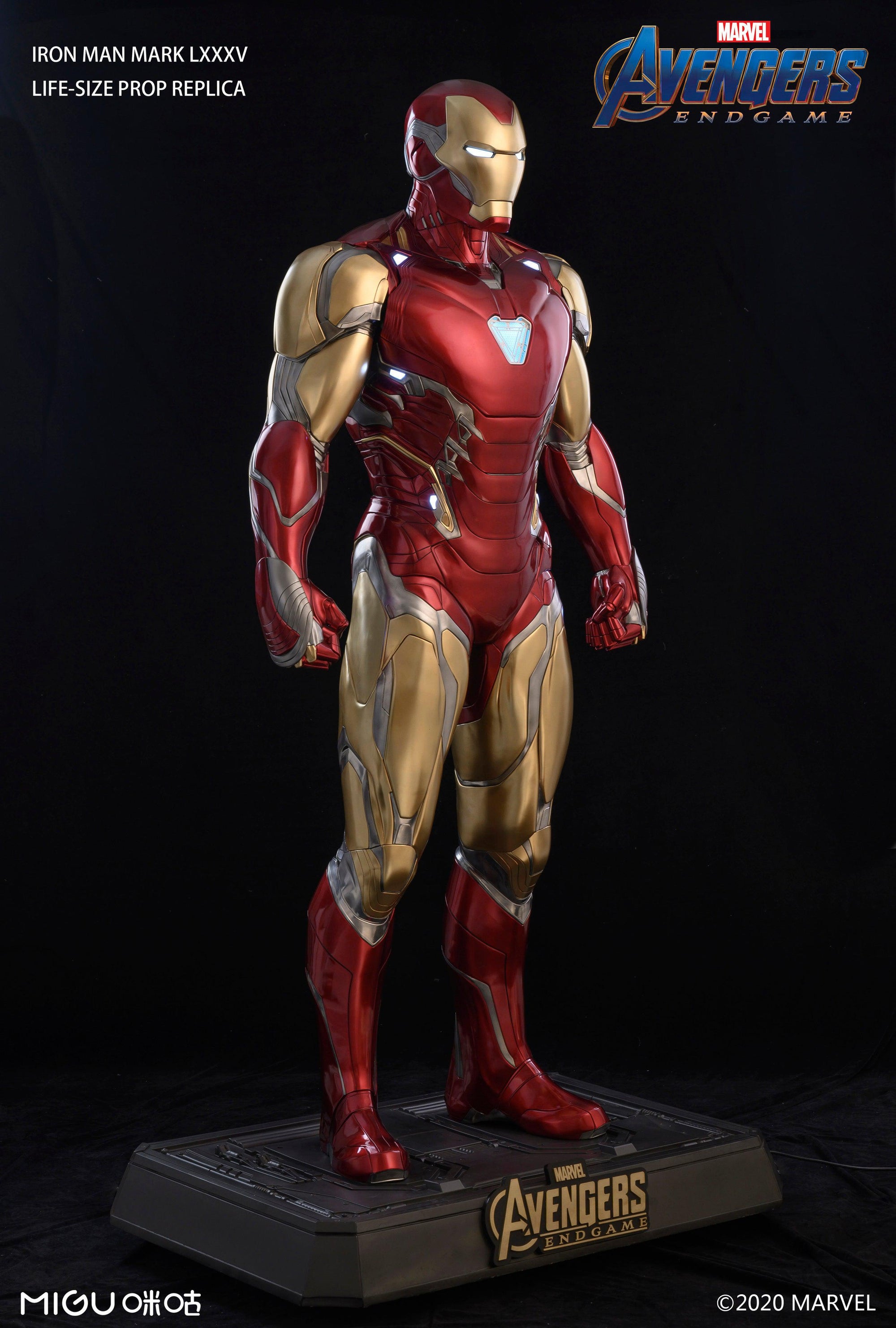 iron man mark 85 statue