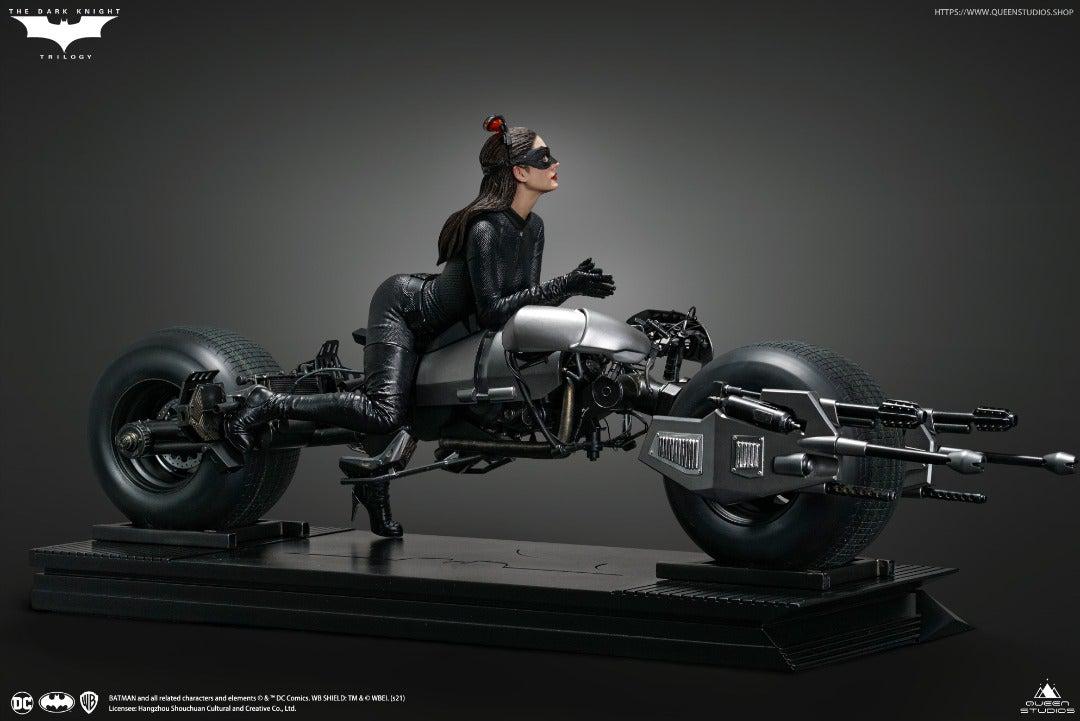 catwoman batpod statue