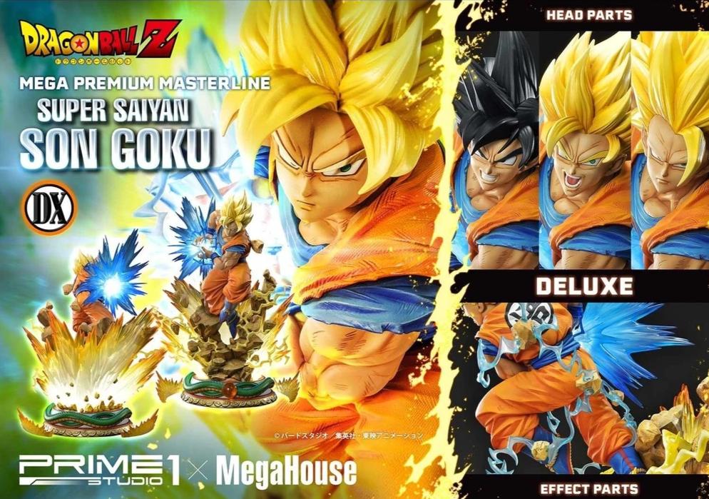 Dragon Ball Z Super Saiyan Son Goku 14 Scale Statue Deluxe