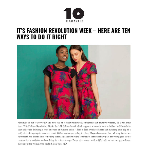 10 Magazine Fashion Revolution