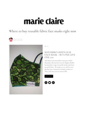 Mayamiko Face Masks Featured in Marie Claire