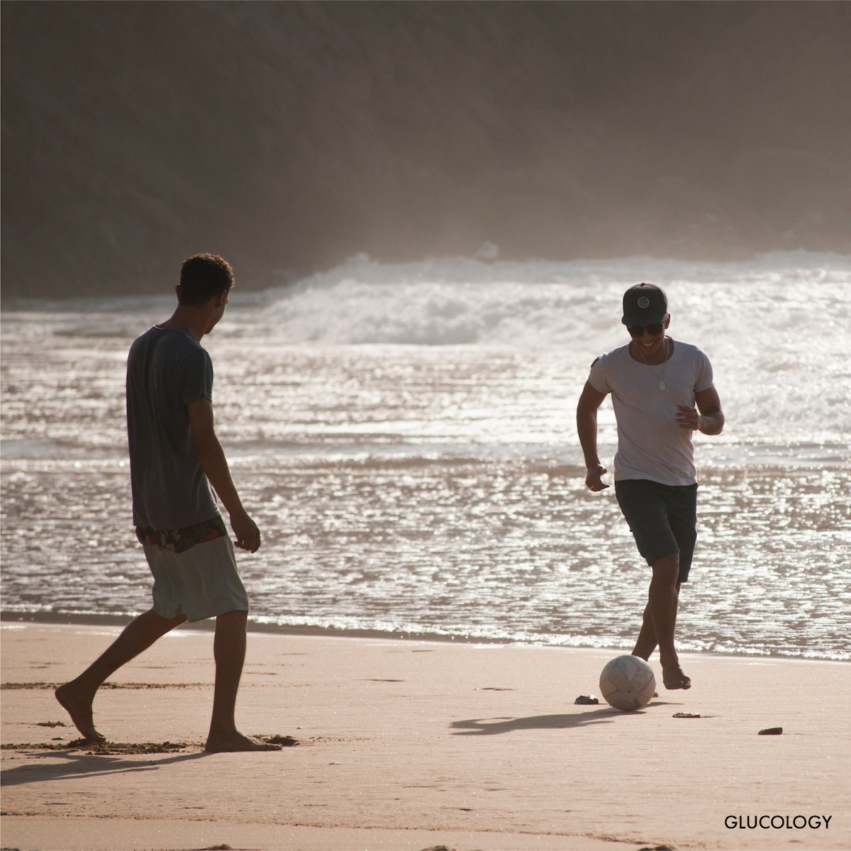 Soccer by the beach