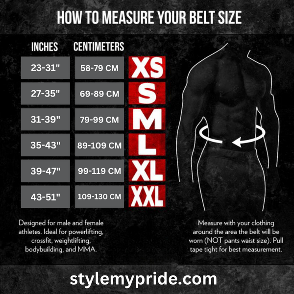 How to measure for Lever Belt Size Choosing