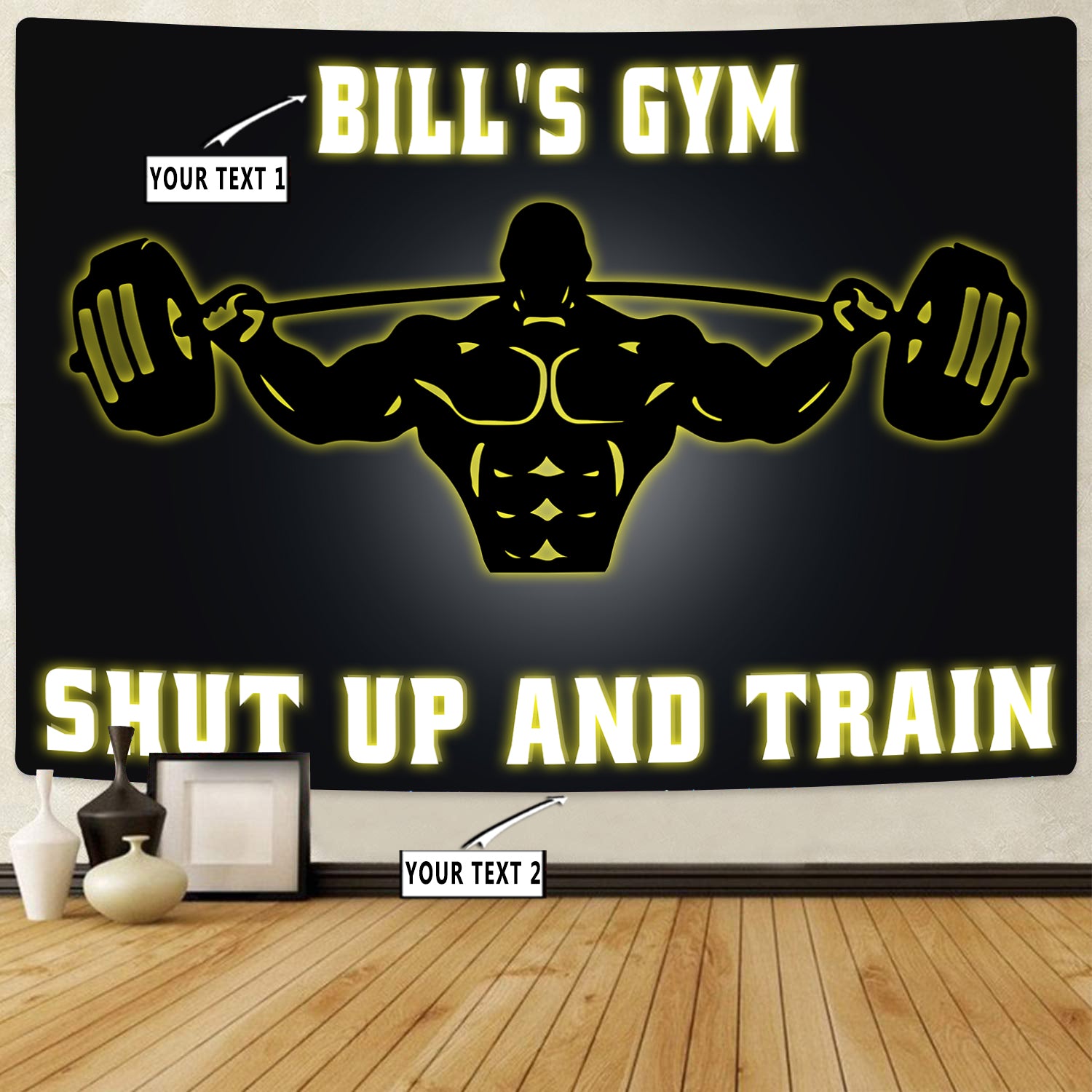 Gym Banner Jesus is My Spotter with Barbell and Lifting Belt Best Fitness  Gifts – Style My Pride