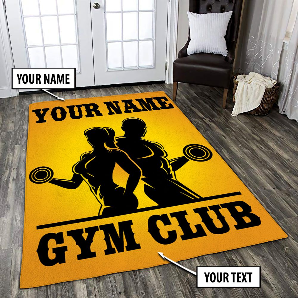 Personalized Gorilla Bodybuilding Home Gym Decor Round Rug, Carpet – Style  My Pride