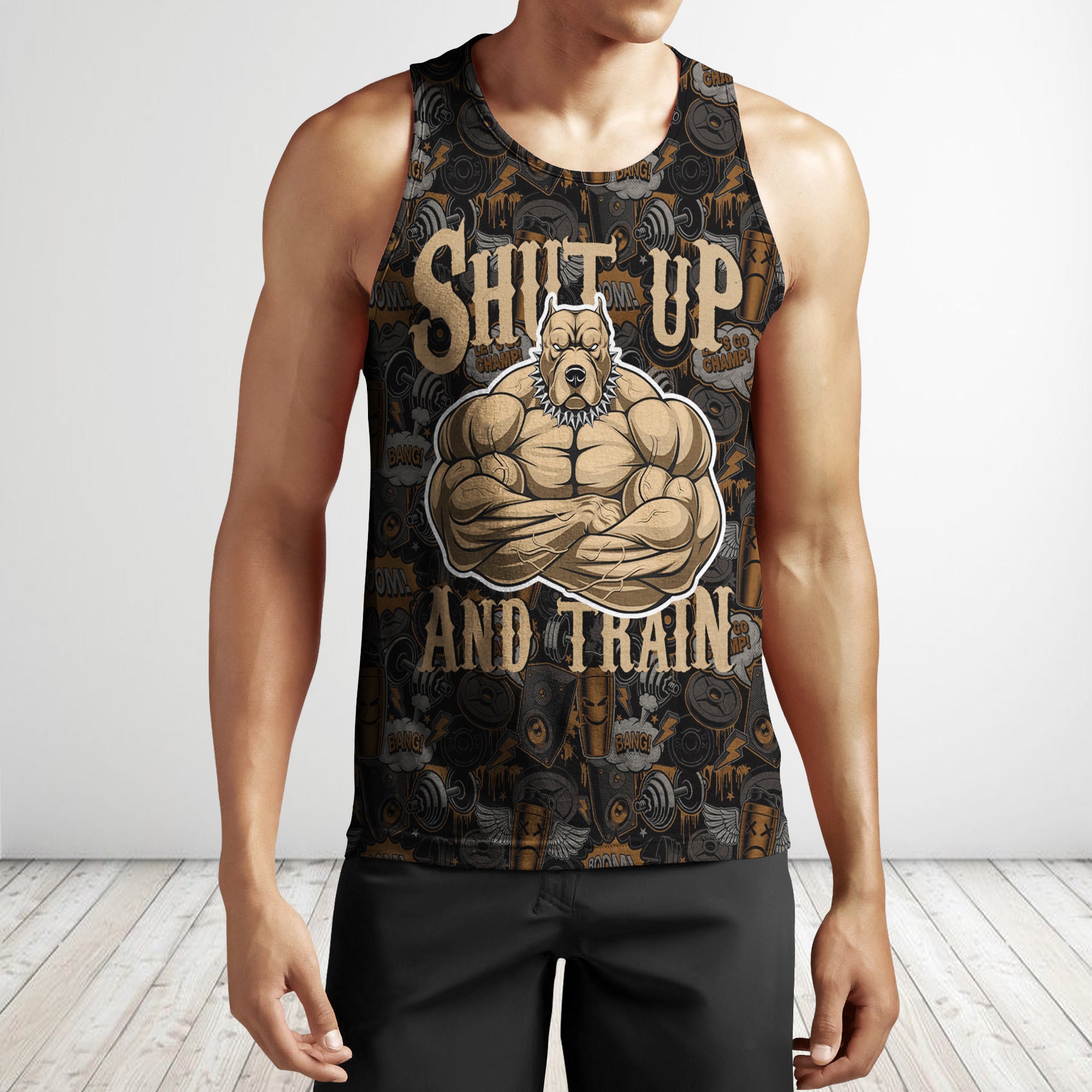 Men's Workout Tanks, Workout Tank Tops for Men, Goat Shirt Unisex  Activewear Tank, Funny Gym Shirts, Men's Gym Shirts, Unisex Workout Tank, 