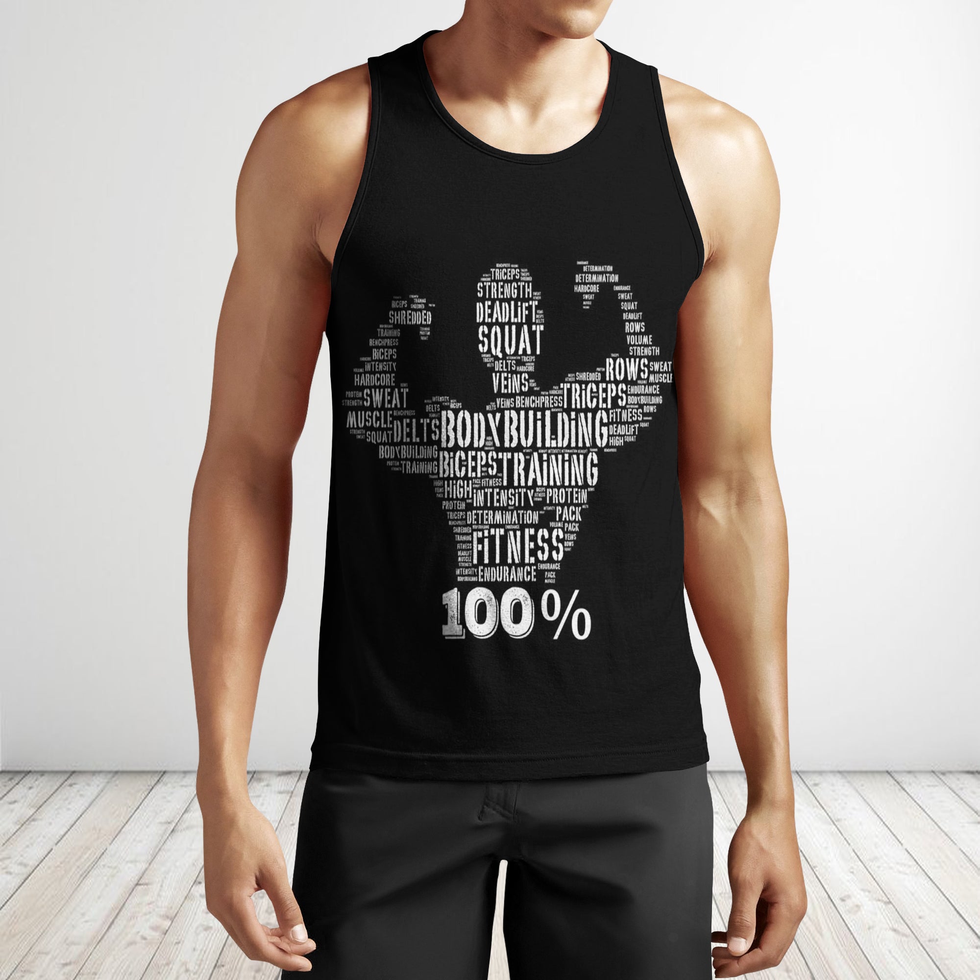 Workout Tank Top - Men's Gym-Ready Make Muscles Not Excuses Shirt – Style  My Pride