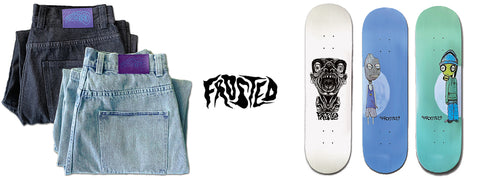 Frosted Skateboards available at Boutique Adrenaline