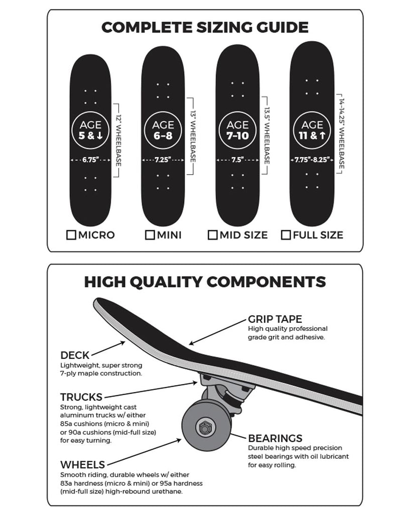 skateboard element full set