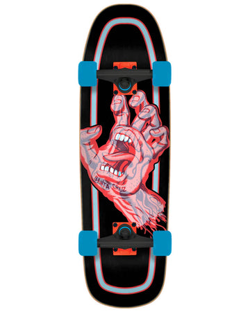 Santa Cruz Carver Screaming Hand Check Complete Cruiser Skateboard