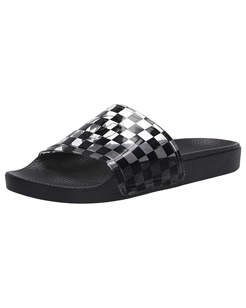 vans checkered slides